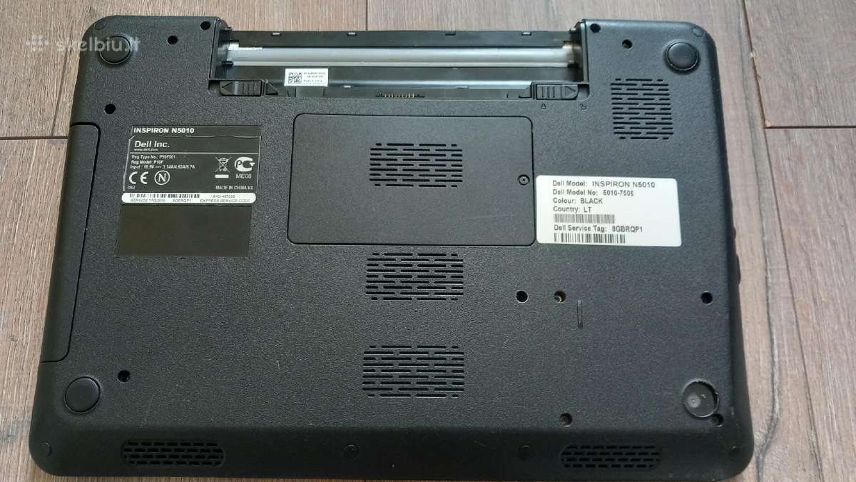 Dell Inspiron N5010 Laptopas - nuotraukos Nr. 4