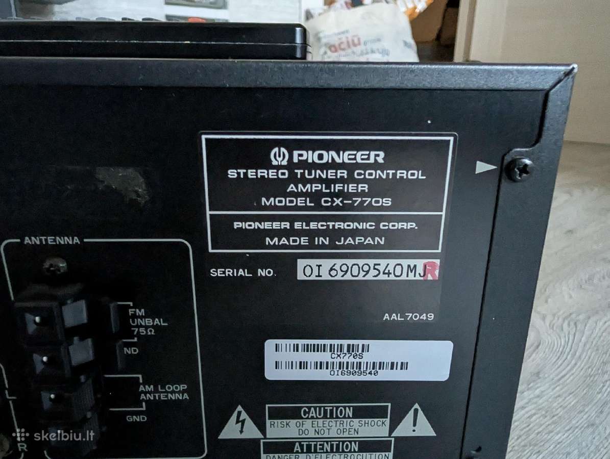 Pioneer CX-770s + M-1501 - nuotraukos Nr. 2