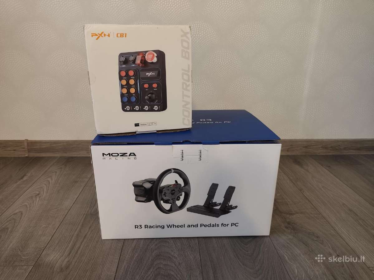 Žaidimų vairas Moza Racing R3 Pc + Control Box - nuotraukos Nr. 6