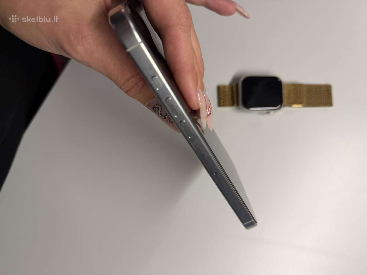 iPhone 16 pro max ir apple watch - nuotraukos Nr. 3