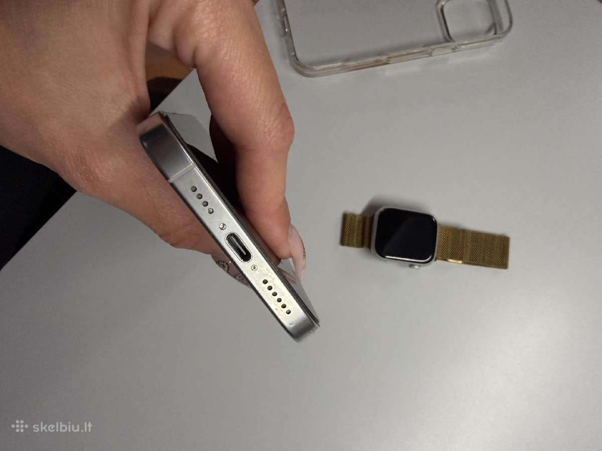 iPhone 16 pro max ir apple watch - nuotraukos Nr. 4