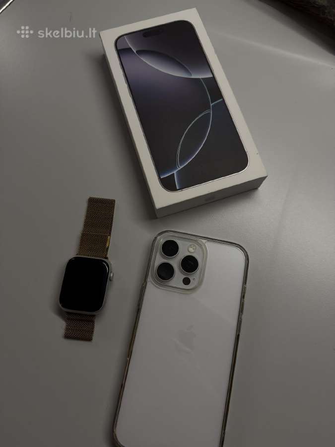 iPhone 16 pro max ir apple watch - nuotraukos Nr. 6