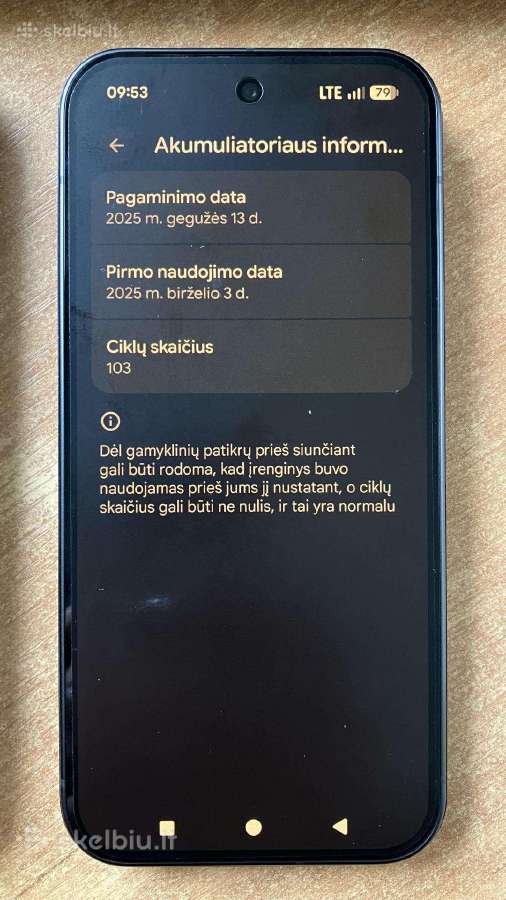 Google Pixel 10, 12/256gb, 95% baterija - nuotraukos Nr. 2