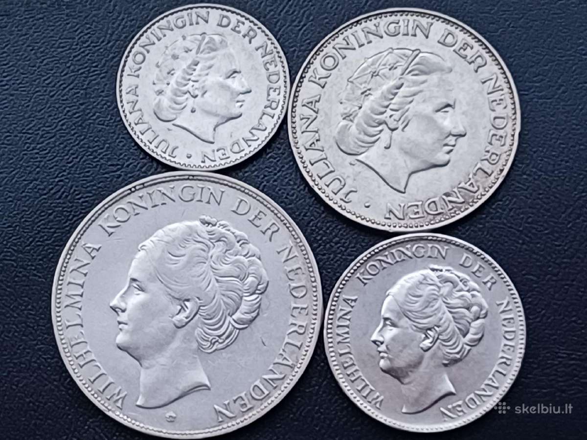 Guldenai Nyderlandai sidabras 720 - nuotraukos Nr. 2