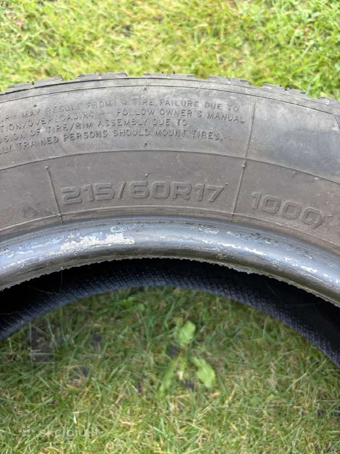 Žieminės padangos 215/60 R17 50€ už visas 4 - nuotraukos Nr. 6