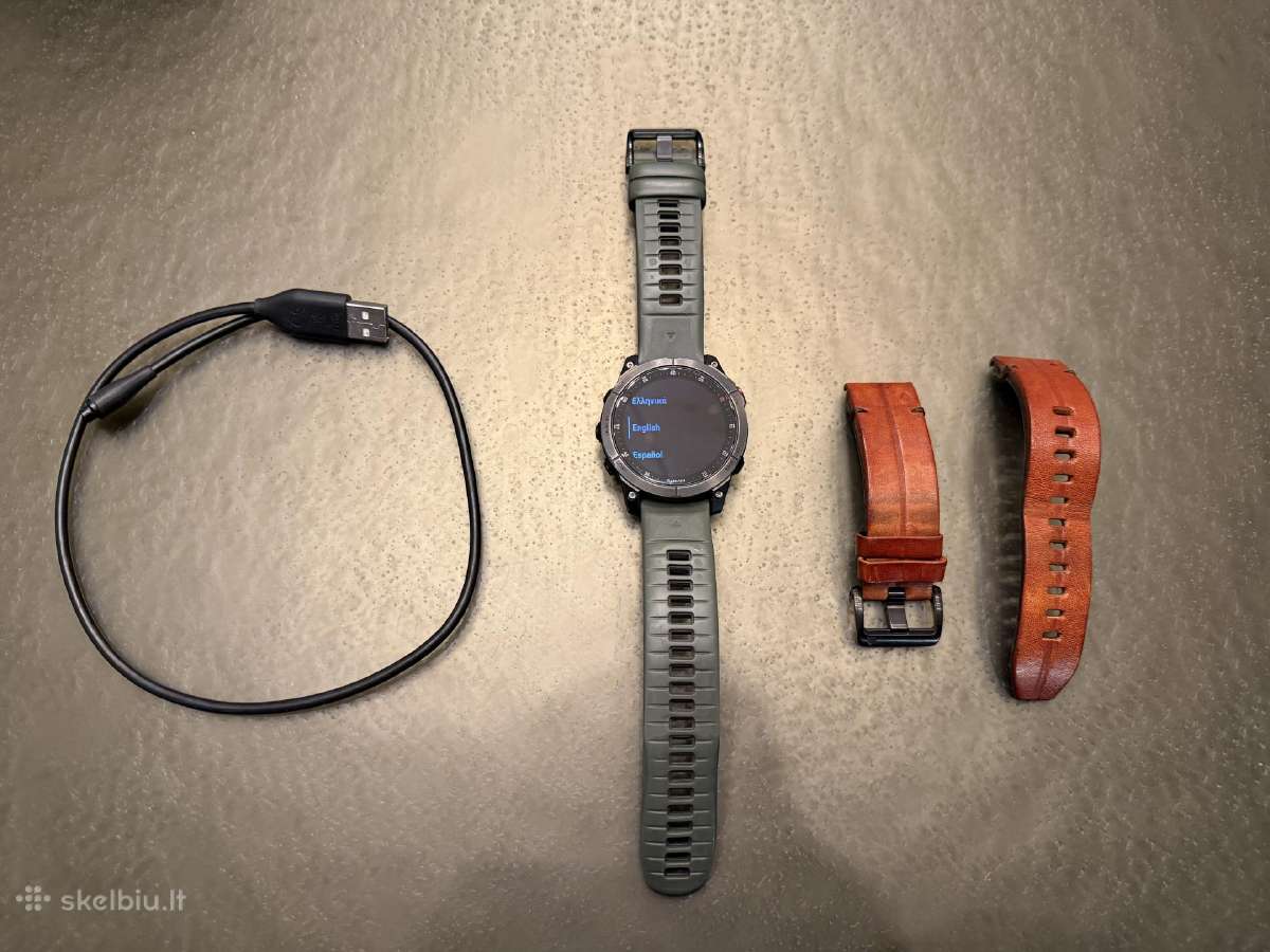 Garmin Epix Gen 2 Sapphire Titanium + apyrankė - nuotraukos Nr. 3