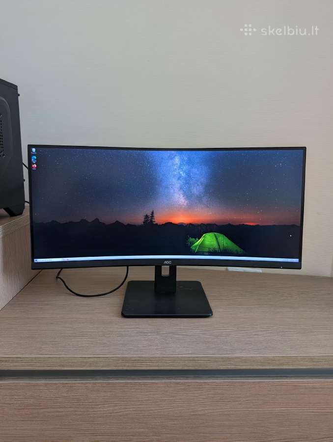 Lenktas monitorius Aoc Cu34p2a 34" Ultrawide Wqhd - nuotraukos Nr. 4