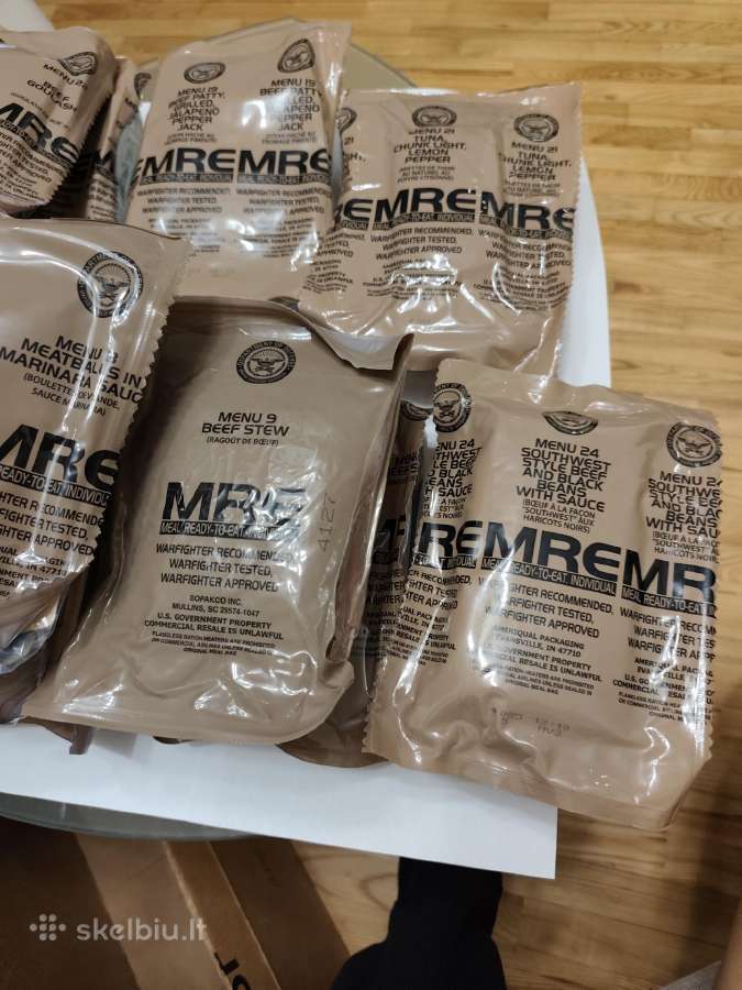 Amerikietiškas sausas maisto davinys Mre 15 vnt. - nuotraukos Nr. 4
