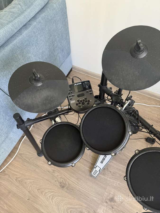 Alesis nitro mesh elektriniai bugnai su papildymu - nuotraukos Nr. 3