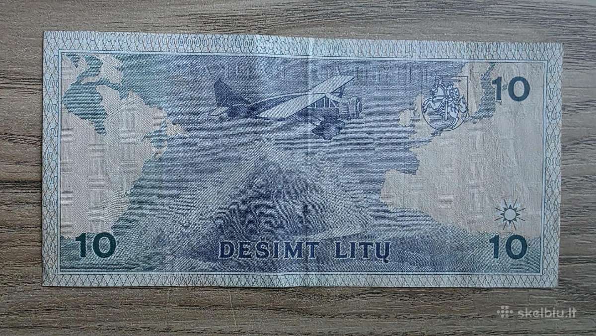 1993 metų 10 litų Kaa serija - nuotraukos Nr. 2