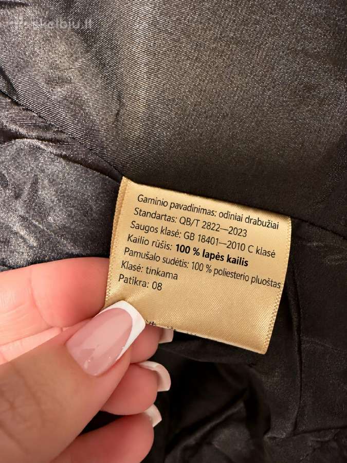 Natūralaus lapės kailio kailiniai - nuotraukos Nr. 20