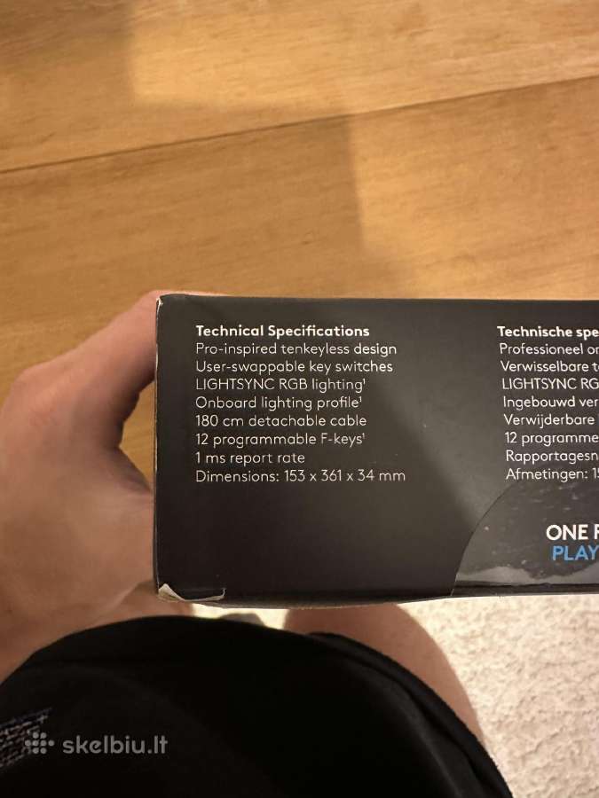 Logitech Pro X Tkl keyboard - nuotraukos Nr. 3