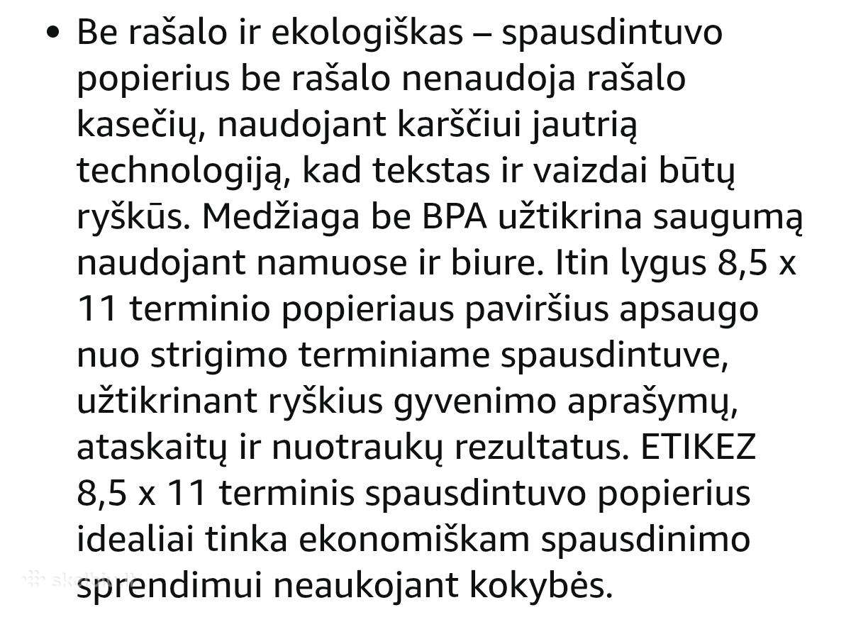 D90e terminis spausdintuvas - nuotraukos Nr. 6