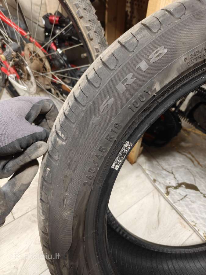 Vasarinės padangos r18 245/45 - nuotraukos Nr. 2