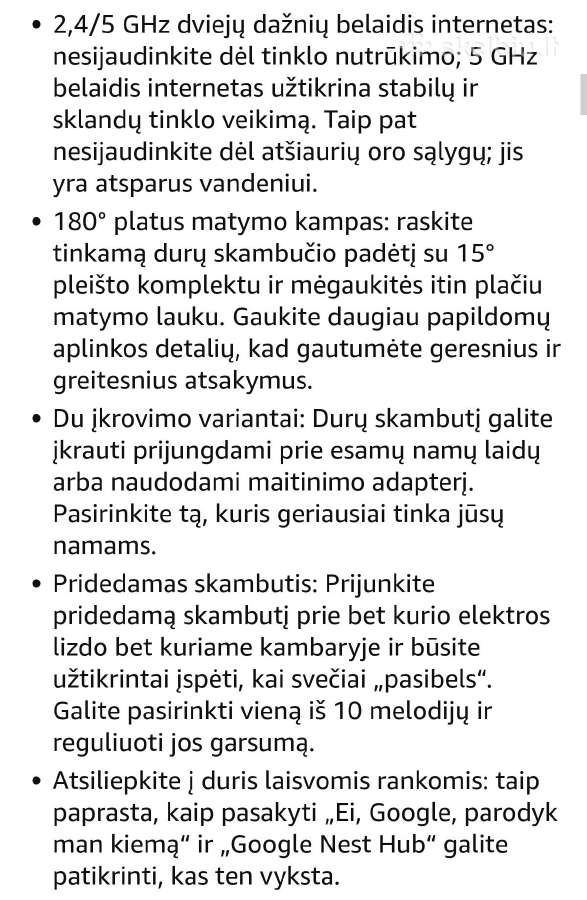 Išmanusis durų skambutis Reolink - nuotraukos Nr. 6