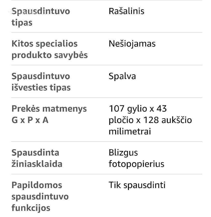Momentinis telefono nuotraukų spausdintuvas - nuotraukos Nr. 2