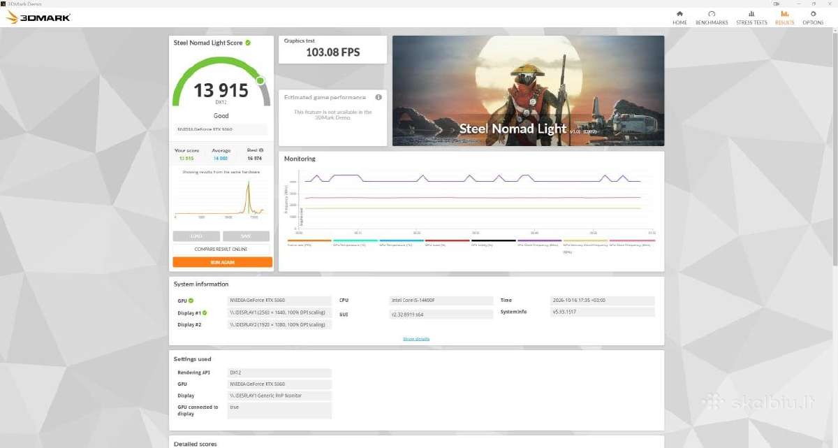 Asus Dual Geforce Rtx 5060 Oc 8gb Gddr7 - nuotraukos Nr. 8