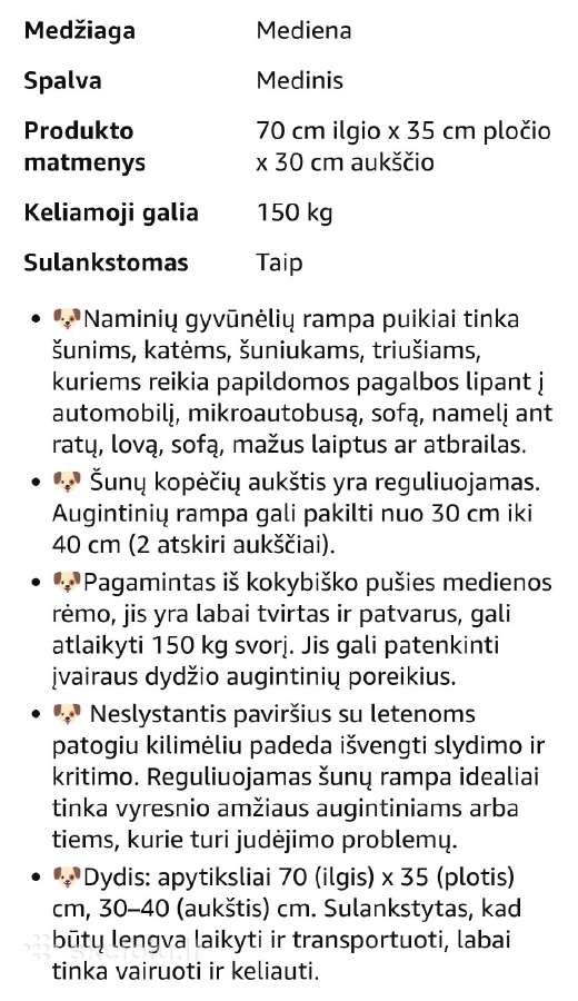 Šunų, šuns rampa, naminių gyvūnų rampa - nuotraukos Nr. 5