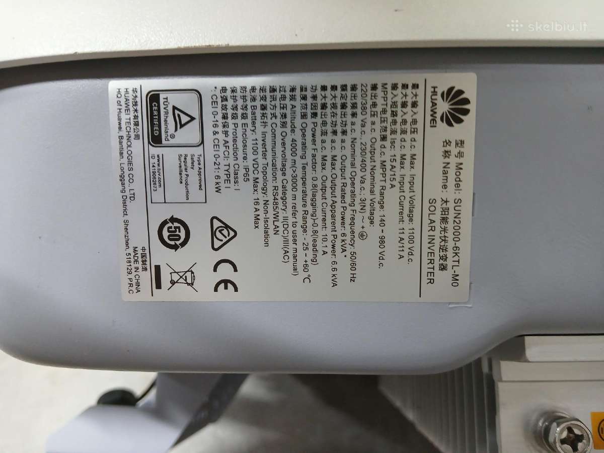 Saules elektrines inverteris - nuotraukos Nr. 3
