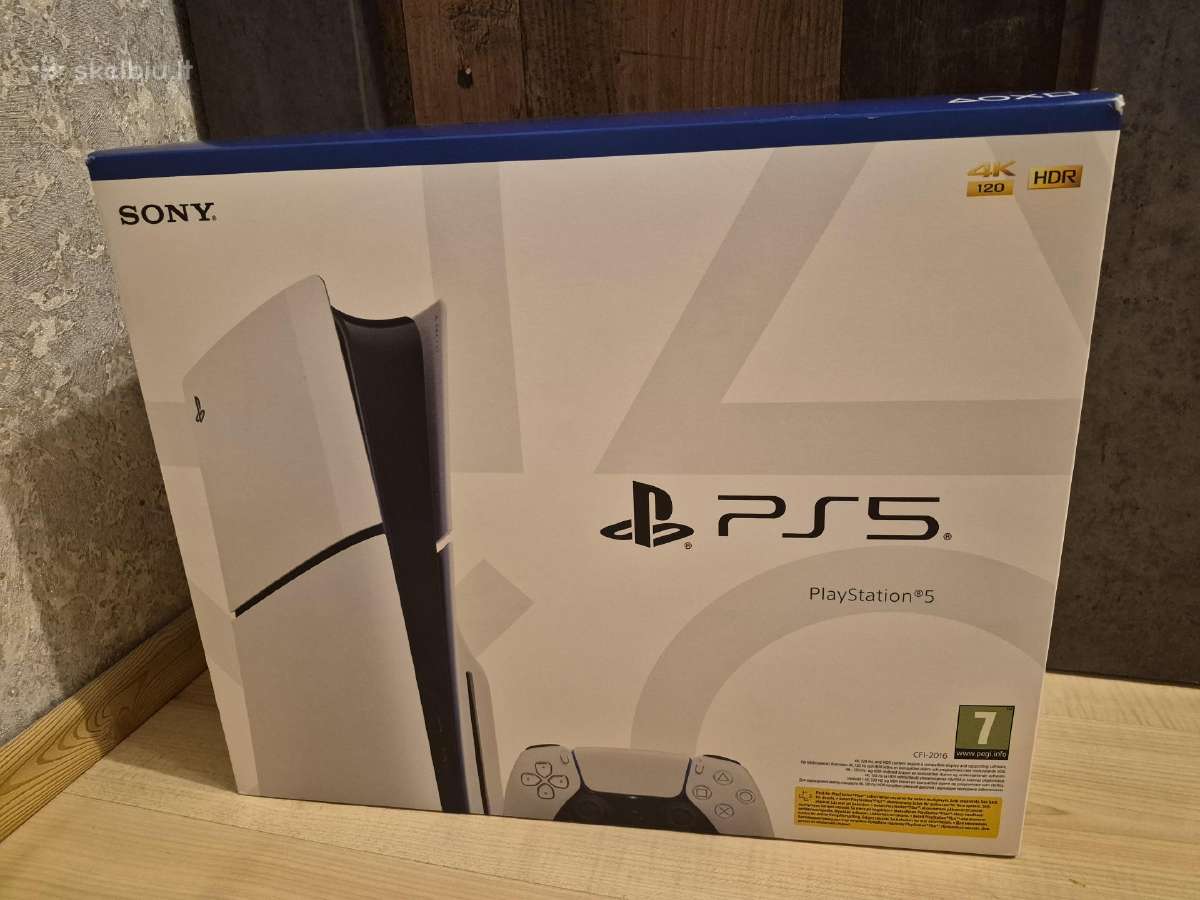 Sony Playstation 5 Slim Disc 2030m garantija - nuotraukos Nr. 2