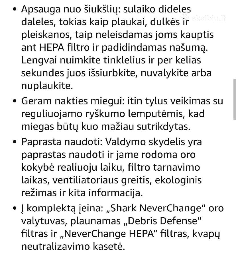 Shark never change pro, oro valytuvas - nuotraukos Nr. 5