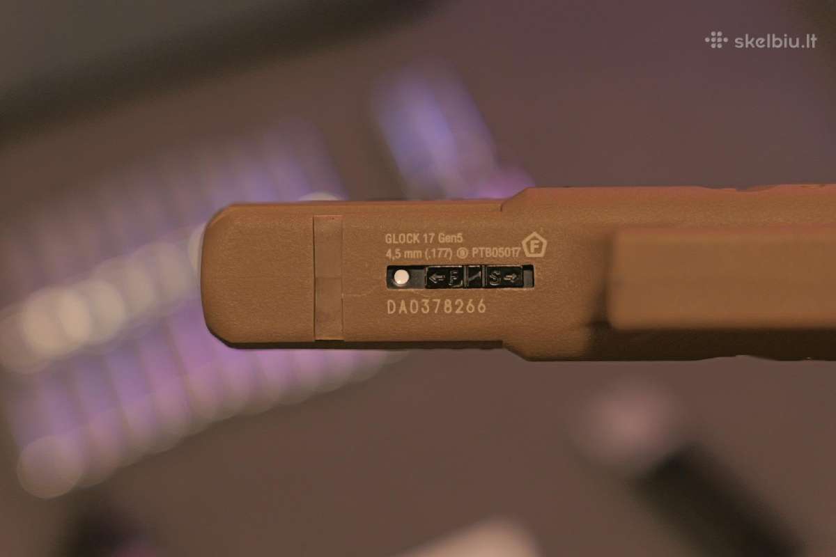 Umarex Glock 17 Gen 5 pneumatinis pistoletas 4.5m - nuotraukos Nr. 4
