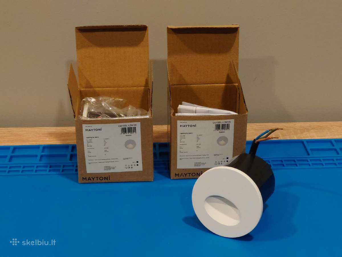 Maytoni 3w 60lm LED įmontuojamas šviestuvas Ip54 - nuotraukos Nr. 6