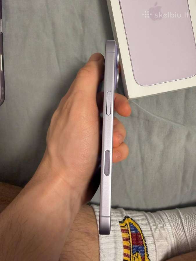 iPhone 17 256gb Lavender – Idealus, 96% baterija - nuotraukos Nr. 5