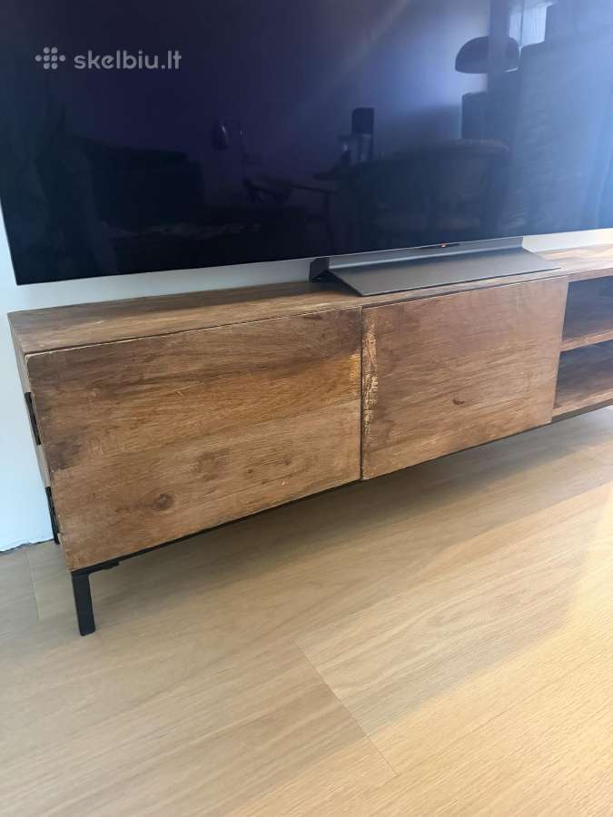 Mango medienos TV spintelė - nuotraukos Nr. 2