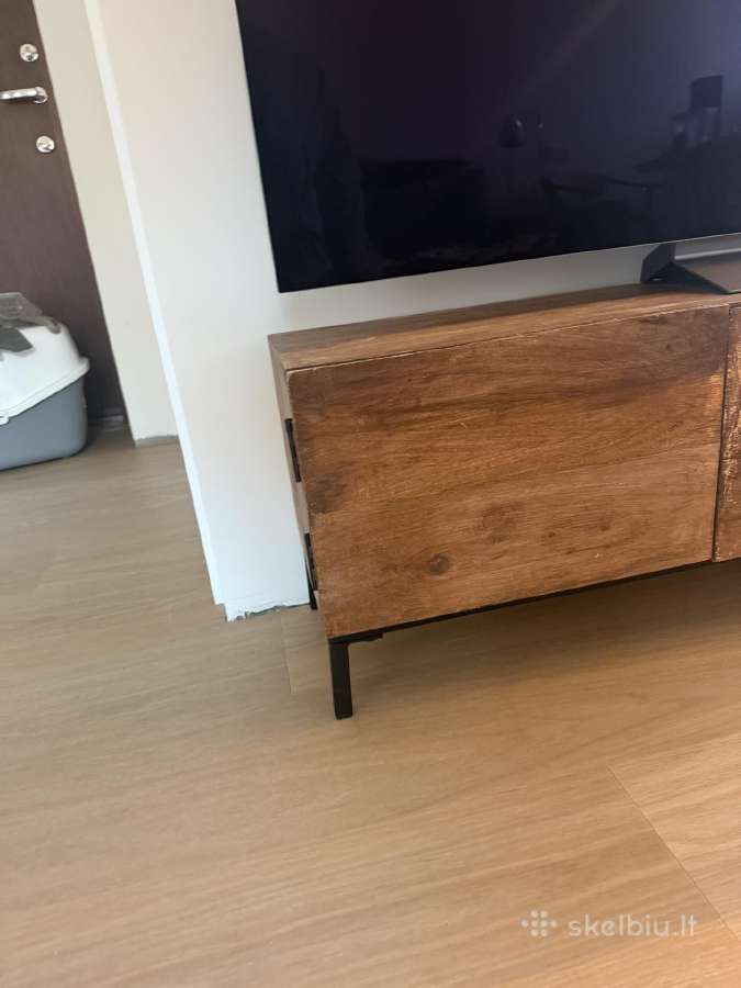 Mango medienos TV spintelė - nuotraukos Nr. 3