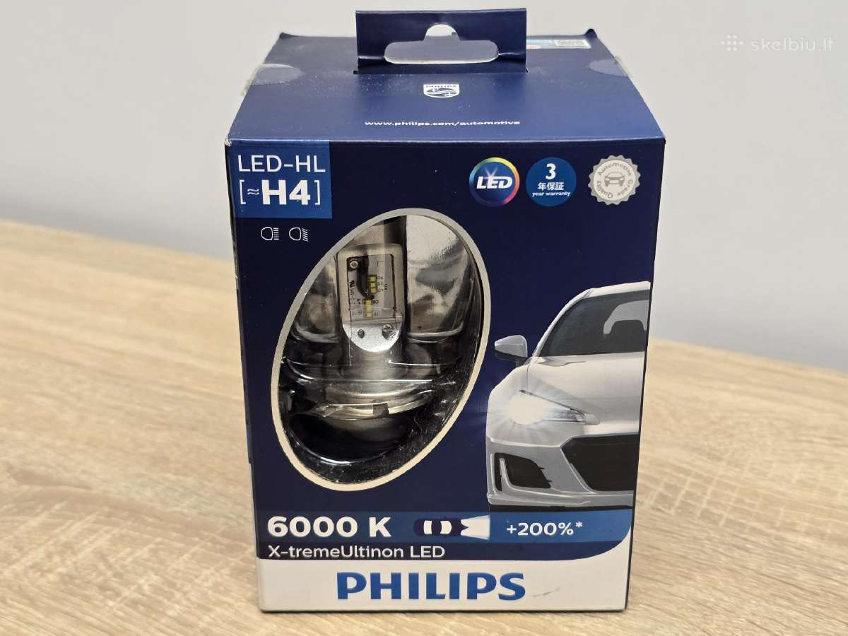 H7, H8-h11-h16, H4 LED - nuotraukos Nr. 12