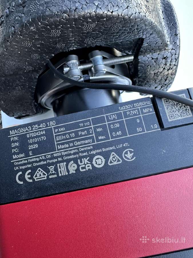 Grundfos Magna3 25-40 180 - nuotraukos Nr. 3