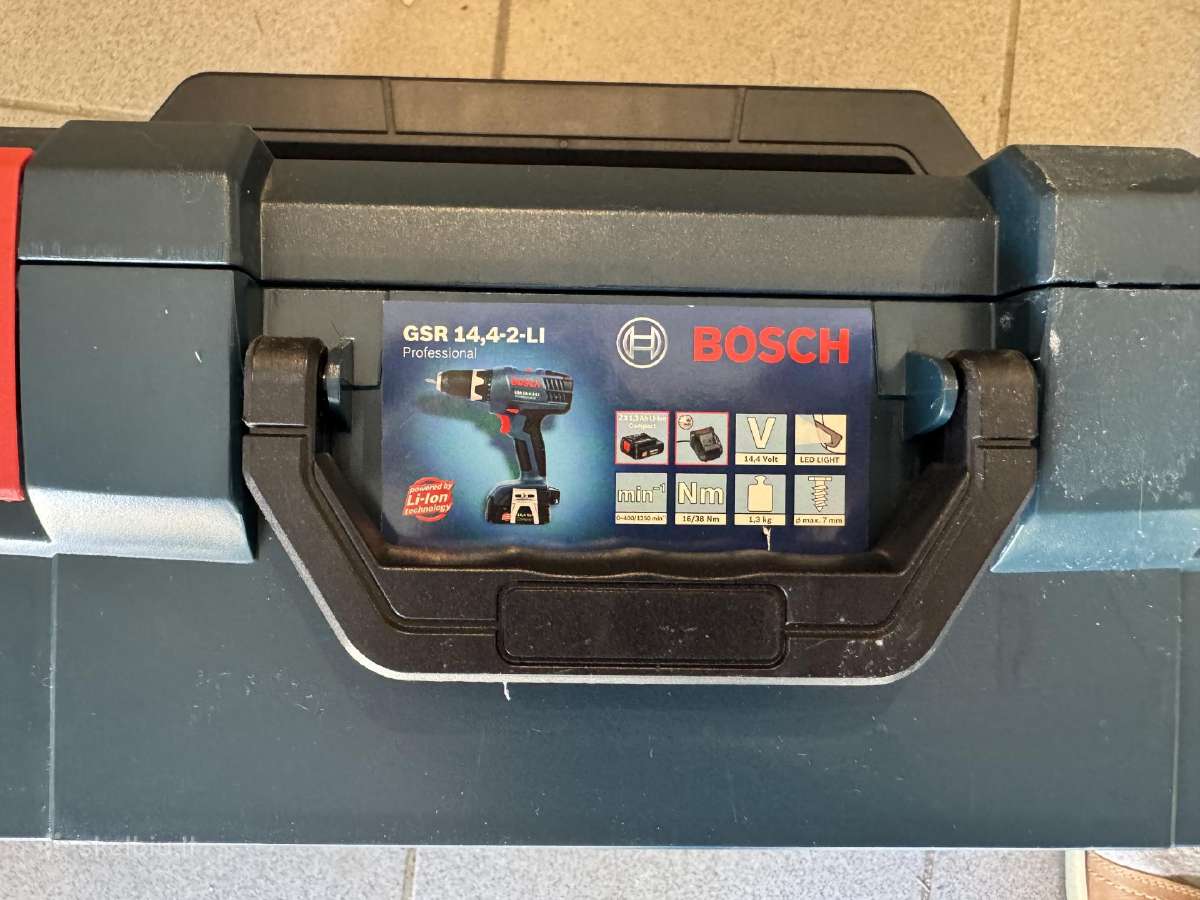 Bosch Gsr 14,4-2-li suktuvas, 2 akum. - nuotraukos Nr. 10