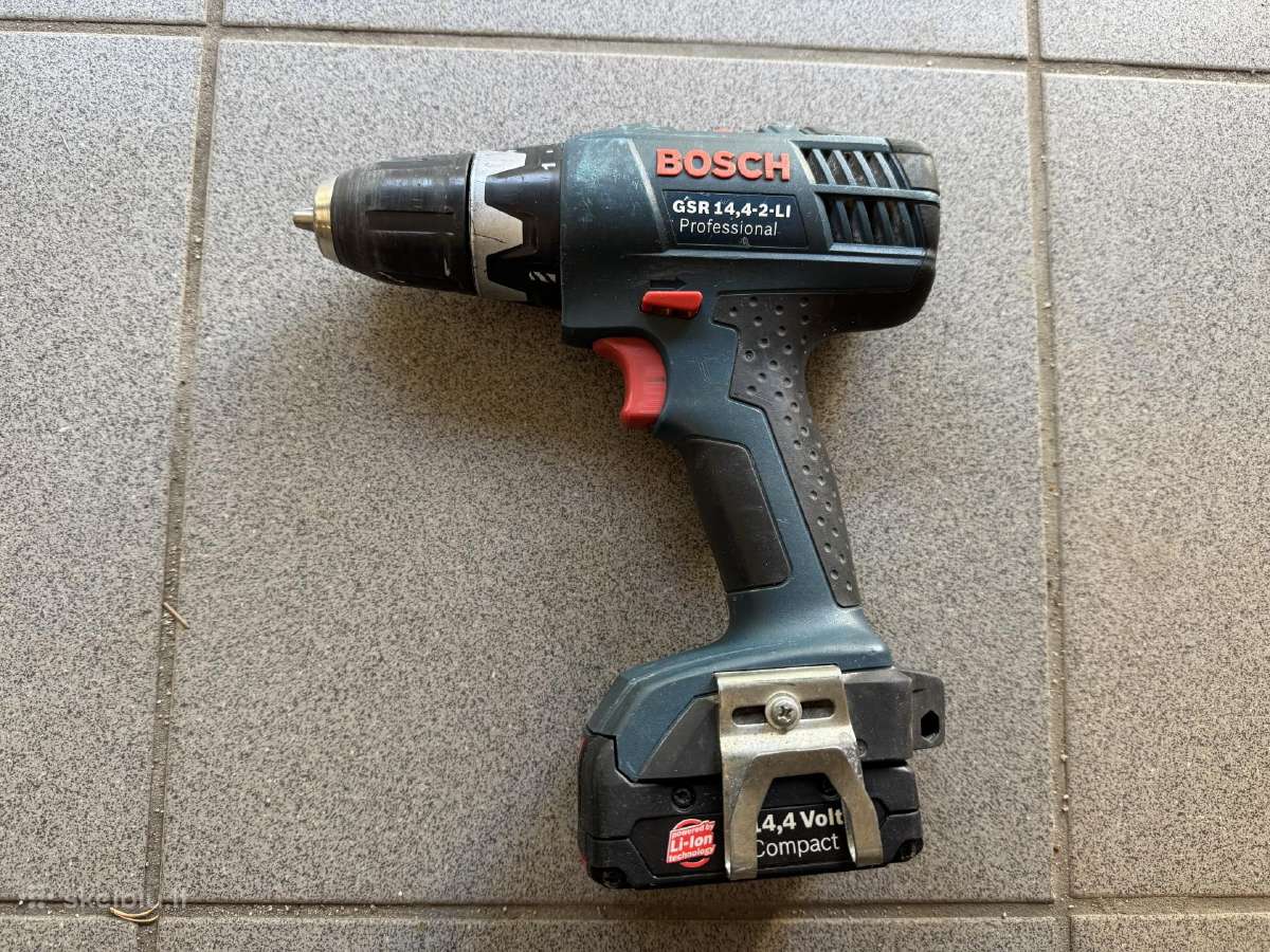 Bosch Gsr 14,4-2-li suktuvas, 2 akum. - nuotraukos Nr. 2