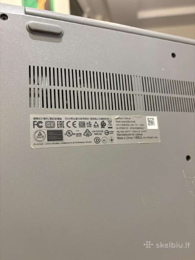 Kompiuteris Lenovo Ideapad3 15iml05 - nuotraukos Nr. 2