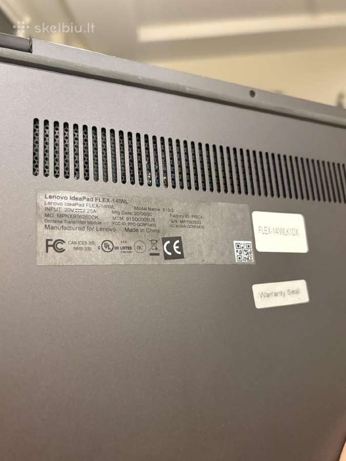 Kompiuteris Lenovo Ideapad Flex-14iwl - nuotraukos Nr. 3