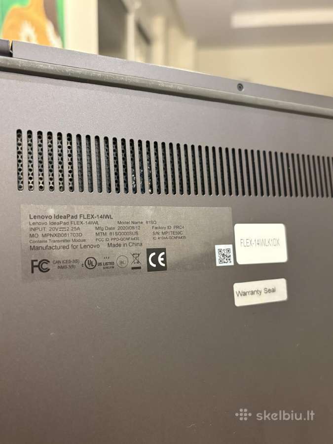 Kompiuteris Lenovo Ideapad Flex-14iwl - nuotraukos Nr. 3