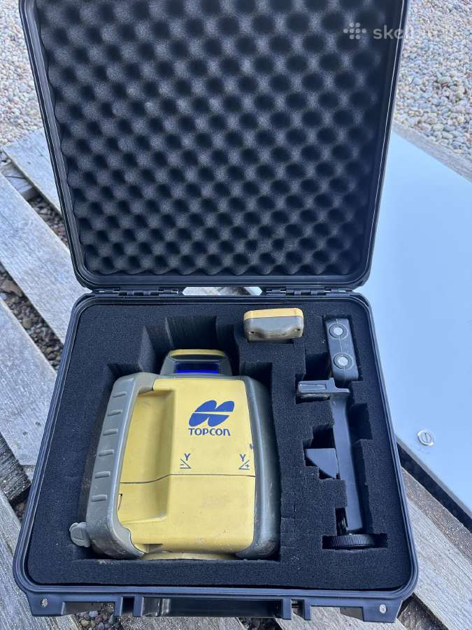 Topcon Rl-sv2s lazerinis nivelyras su imtuvu ir pu - nuotraukos Nr. 2
