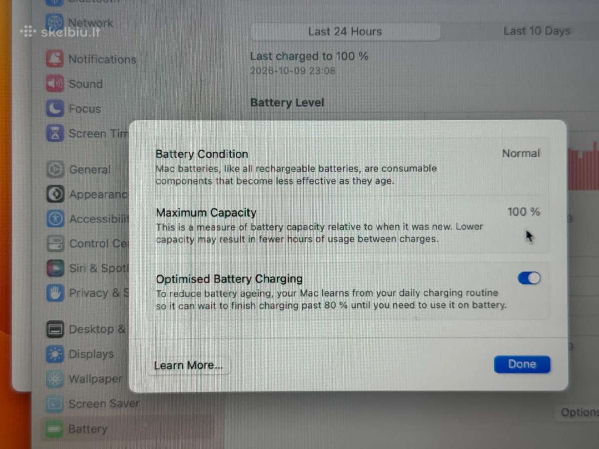 Apple MacBook Air M2 16 GB RAM 256 GB SSD - nuotraukos Nr. 7