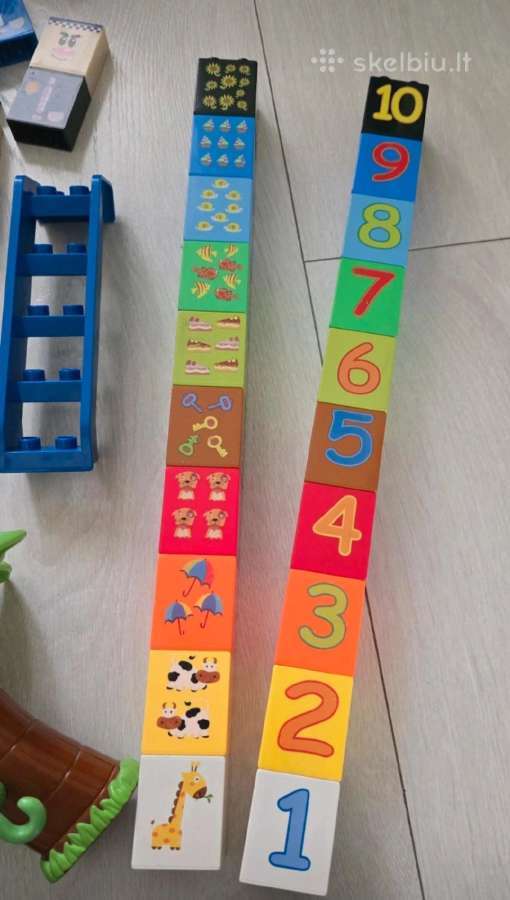 Kaladėlės suderinamos su Lego duplo - nuotraukos Nr. 2
