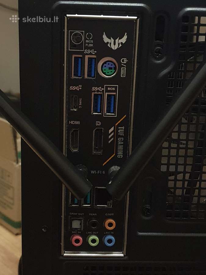 Asus Tuf Gaming X570 Pro (wi-fi) + 5950x sistema - nuotraukos Nr. 3