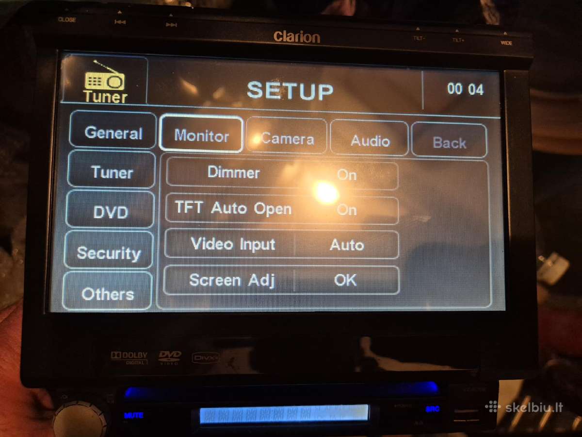 Clarion multimedia grotuvas su bt-audio divix usb - nuotraukos Nr. 4