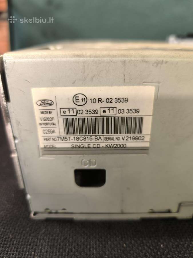 Ford CD mp3 grotuvai - nuotraukos Nr. 6