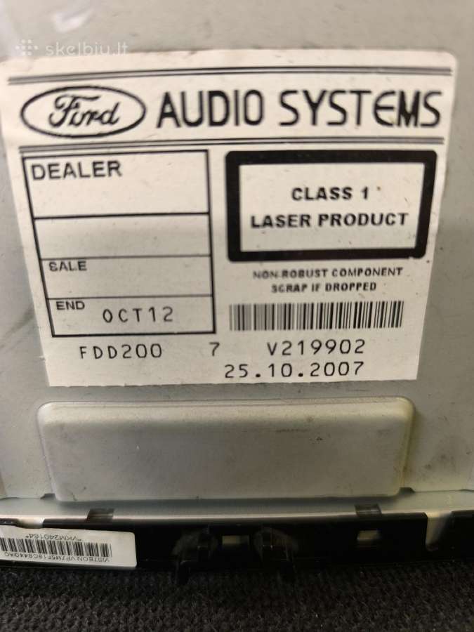 Ford CD mp3 grotuvai - nuotraukos Nr. 8