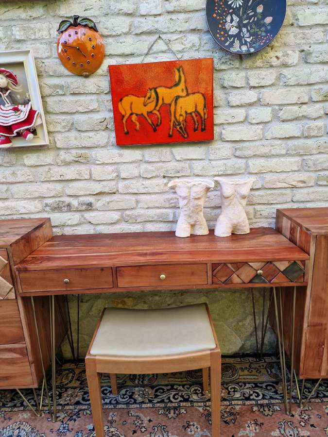 Akacijos masyvo komodos ir rašom.stalas - nuotraukos Nr. 6