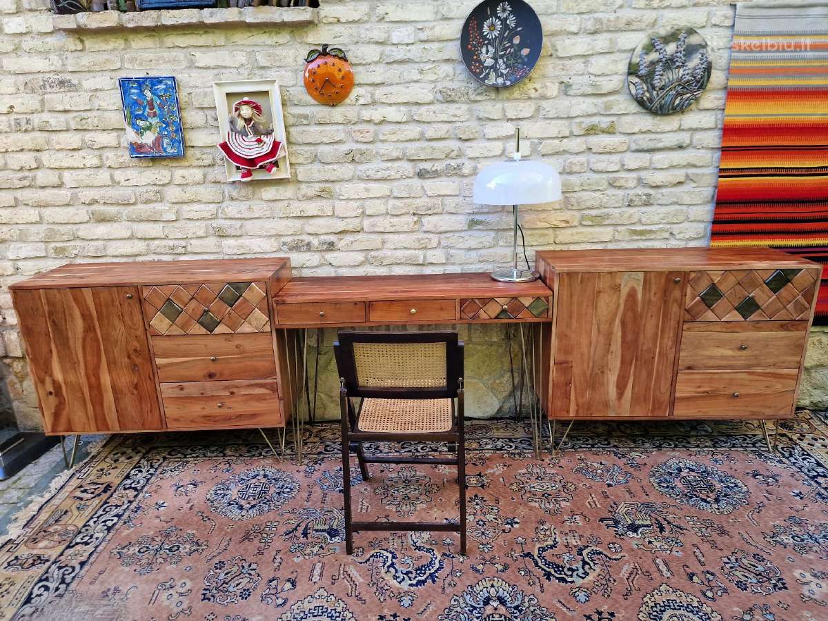 Akacijos masyvo komodos ir rašom.stalas - nuotraukos Nr. 33