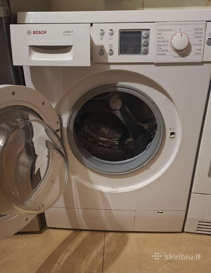 Bosch Skalbimo mašina 8kg. - nuotraukos Nr. 2