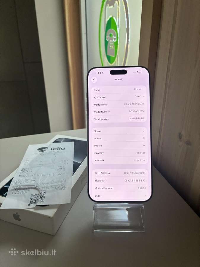 iPhone 16 pro max - nuotraukos Nr. 4