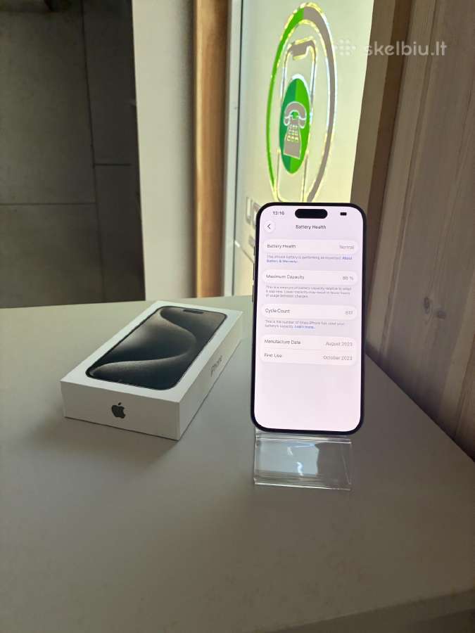 iPhone 15 pro 256gb - nuotraukos Nr. 3