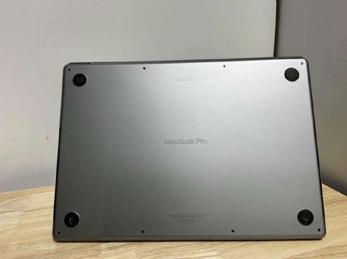 Apple MacBook Pro 16 M1 Pro / 16 GB / 500 GB SSD - nuotraukos Nr. 3